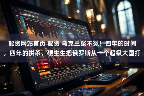 配资网站首页 配资 乌克兰冤不冤！四年的时间，四年的拼杀，硬生生把俄罗斯从一个超级大国打